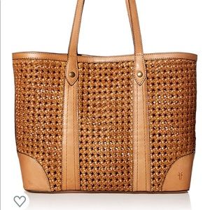 Frye Melissa Woven Shopper Tote